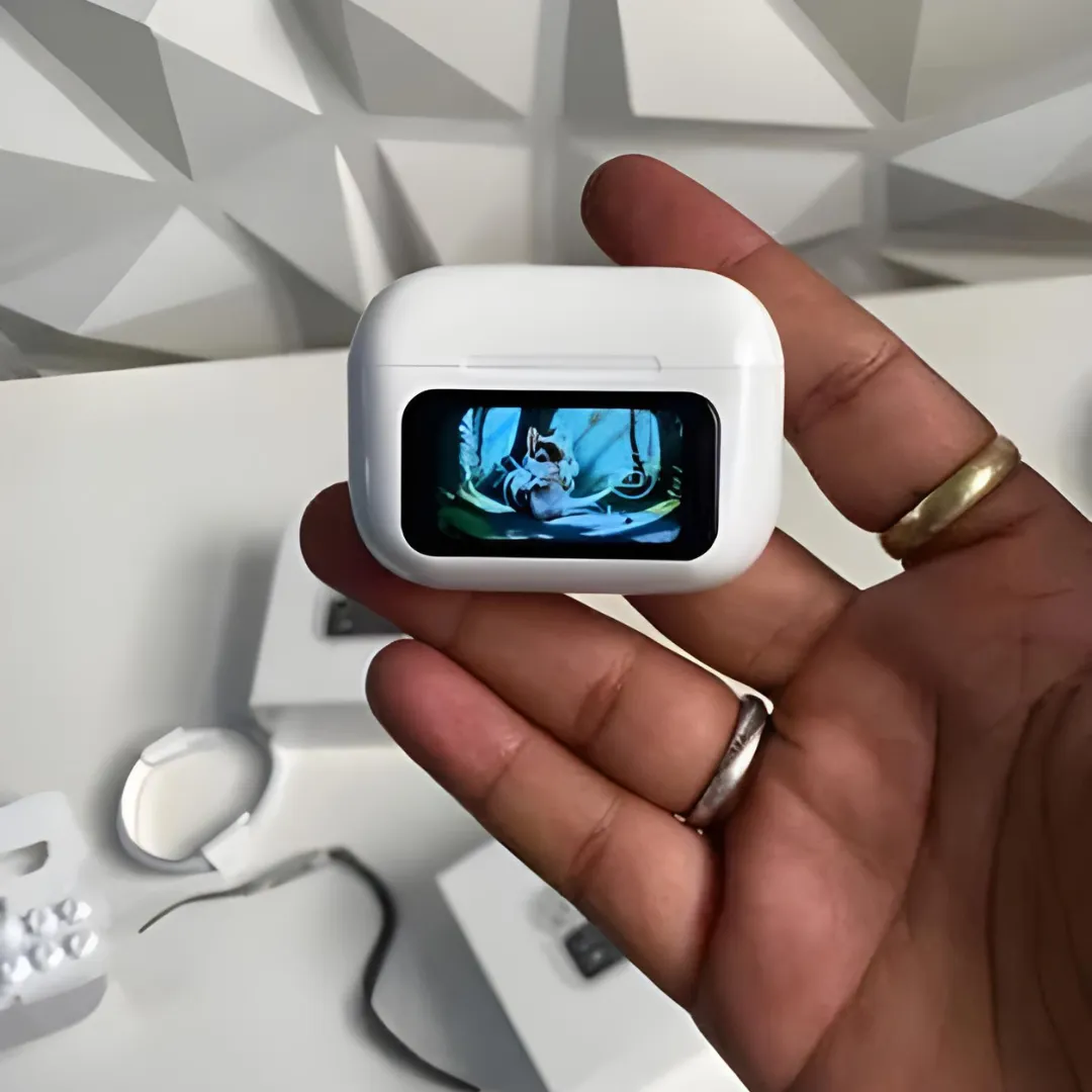 A9 Pro 2 Earbuds with LCD Tablet Airpods pro 2 with LCD touchscreen display